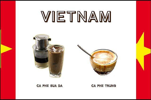 caffè, vietnam, CA PHE SUA DA, CA PHE TRUNG