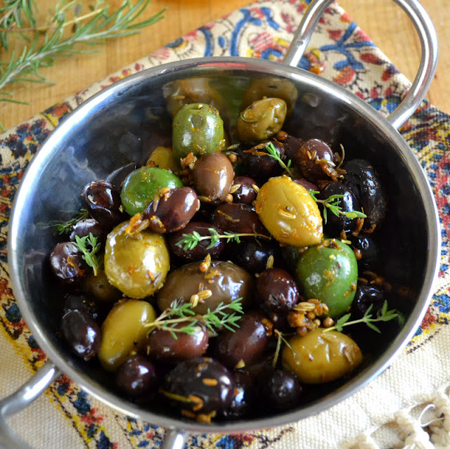 Olive al forno con le scorzette