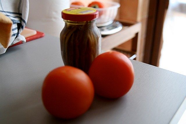 Alici e pomodori Piccadilly