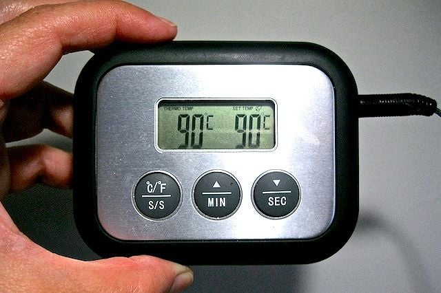 Anatra in confit termometro