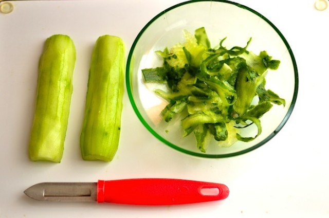 Cetriolo a metà