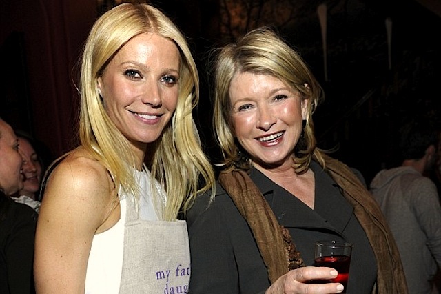 Gwyneth Paltrow e Martha Stewart, ex amiche