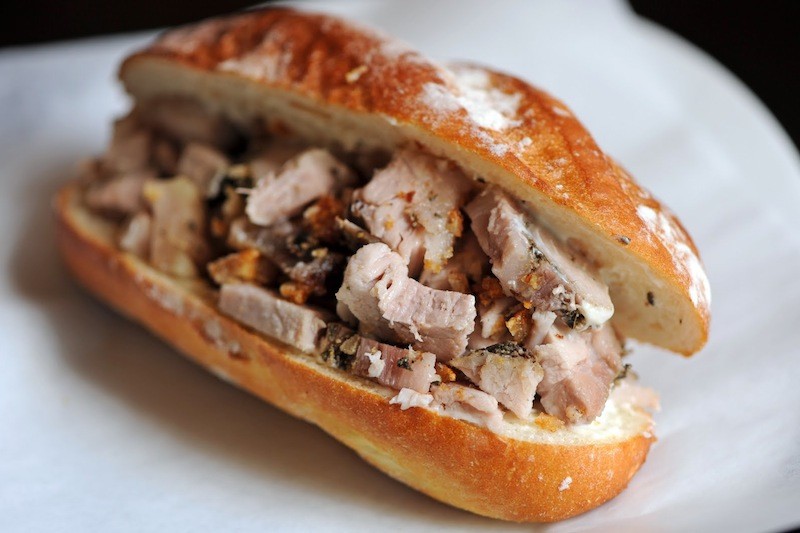 Panino con la porchetta