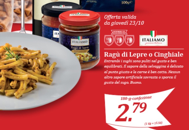 Ragù di lepre alla Lidl