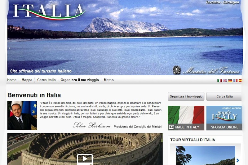 italia it homepage