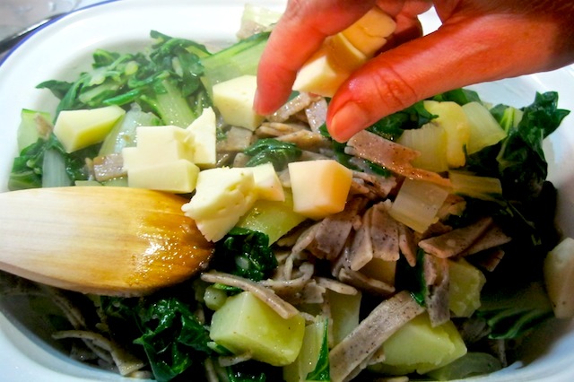 pizzoccheri, teglia