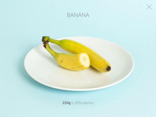 Banane, calorie