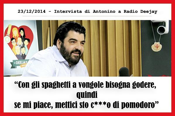 Antonino Cannavacciuolo: spaghetti alle vongole con o senza pomodoro?