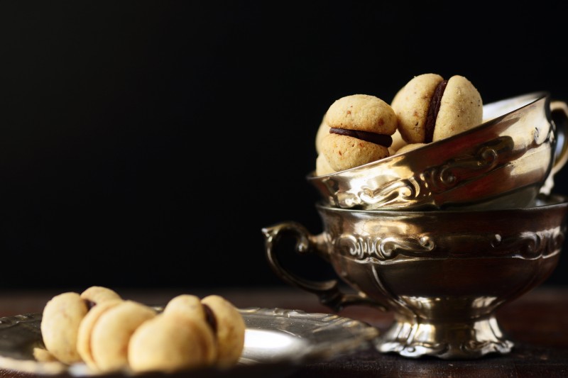 Baci di dama, ricetta montersino