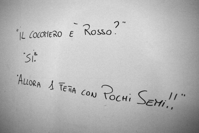 Il Cocomero è rosso- sì allora una fetta con pochi semi