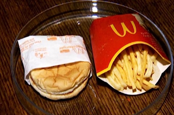 Panino McDonald's Islanda del 2009 intatto
