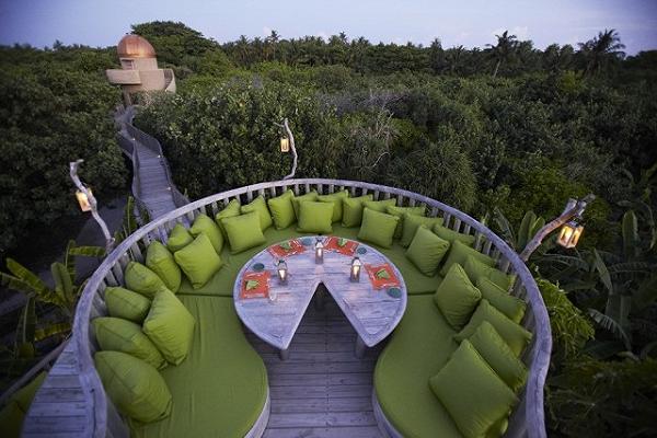 fresh in the garden, soneva, fushi resort, maldive