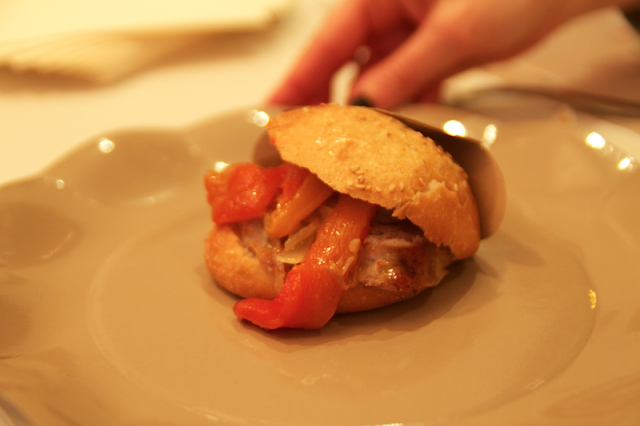 Oscar cibo di strada, panino