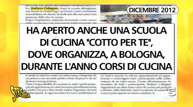 Striscia vs Masterchef, Stefano non è un cuoco dilettante