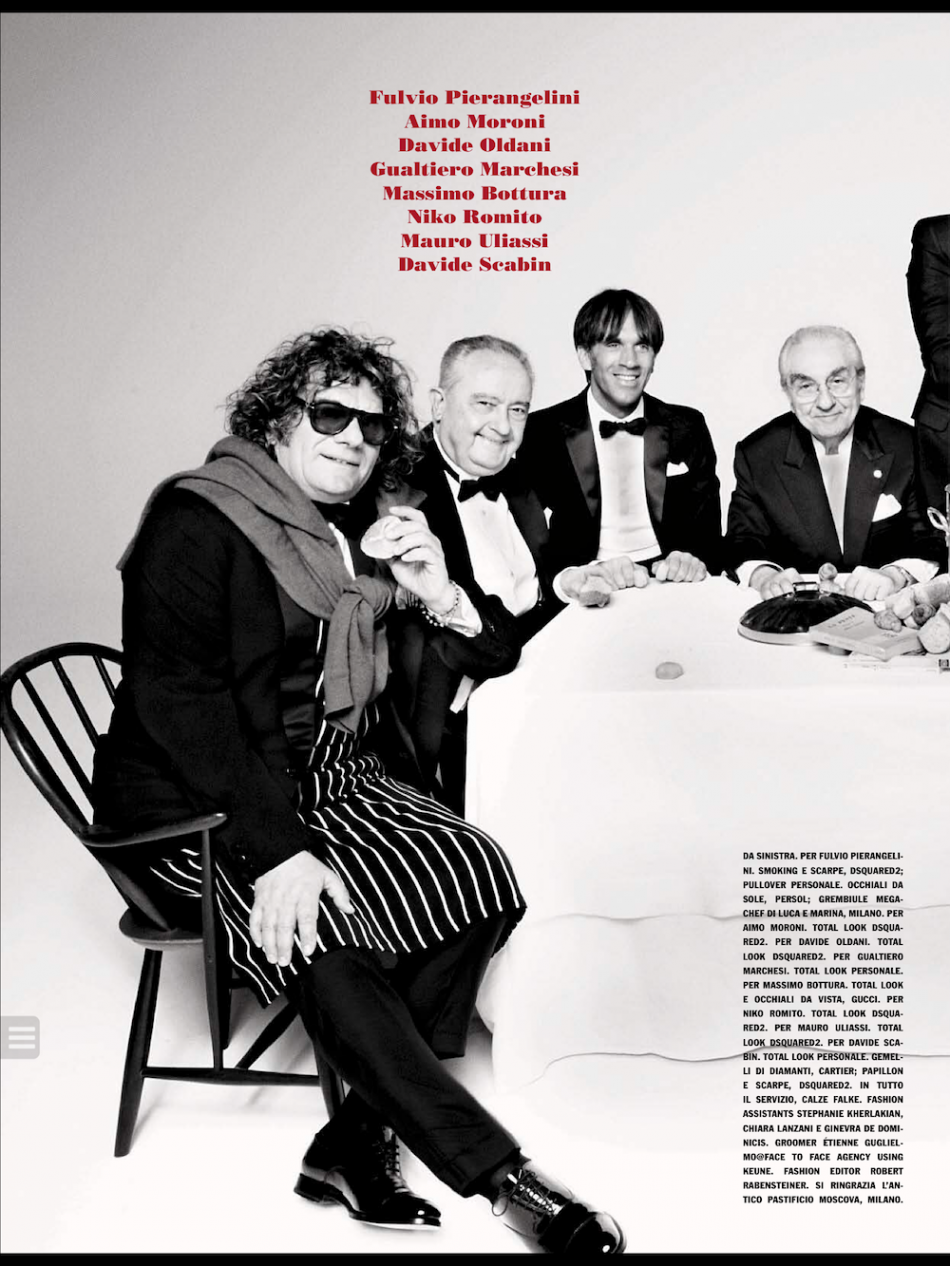Cuochi italiani sulla copertina di Vogue