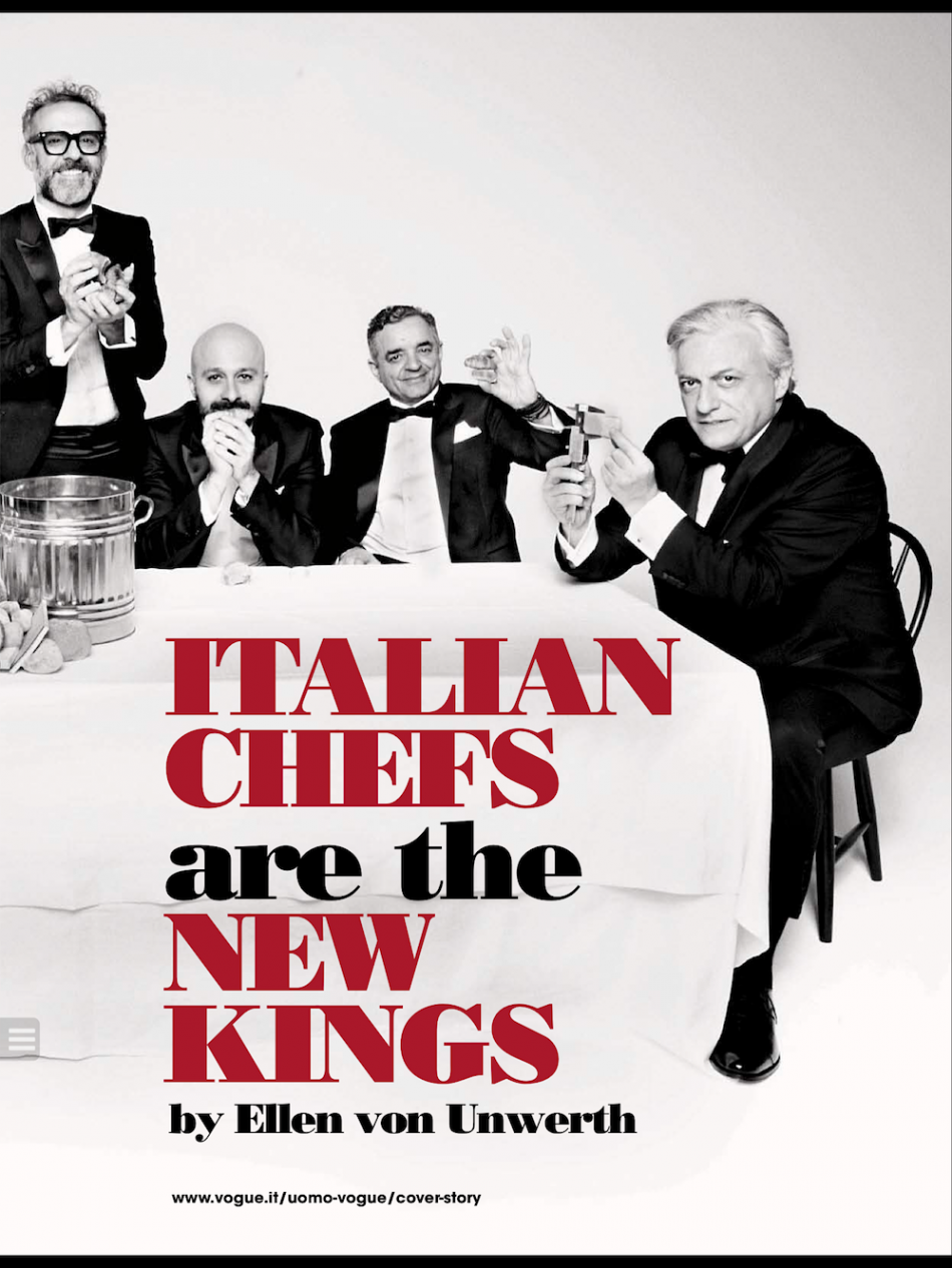 Cuochi italiani sulla copertina di Vogue