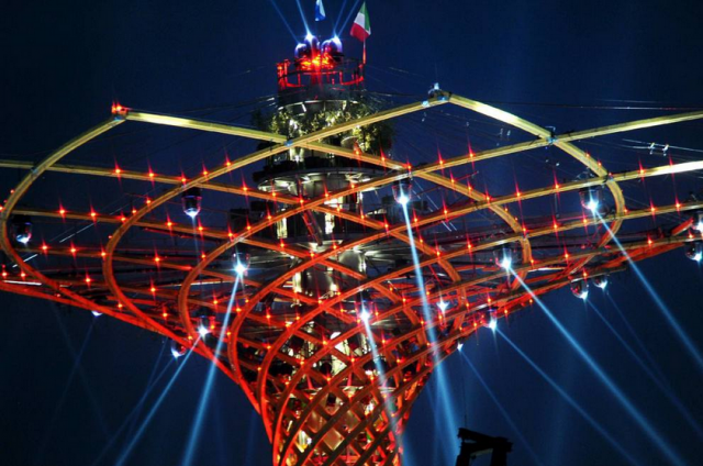 Expo 2015, albero della vita, primo piano