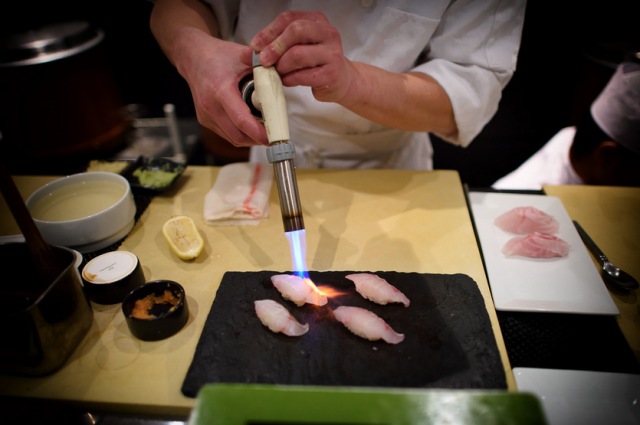Sukiyabashi Jiro, sushi