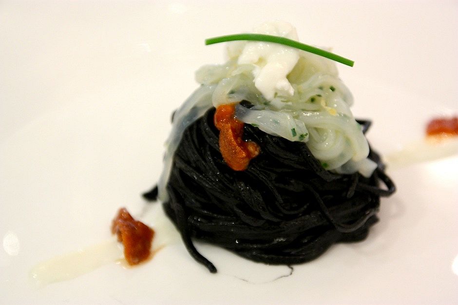 Tagliolini al nero di seppia