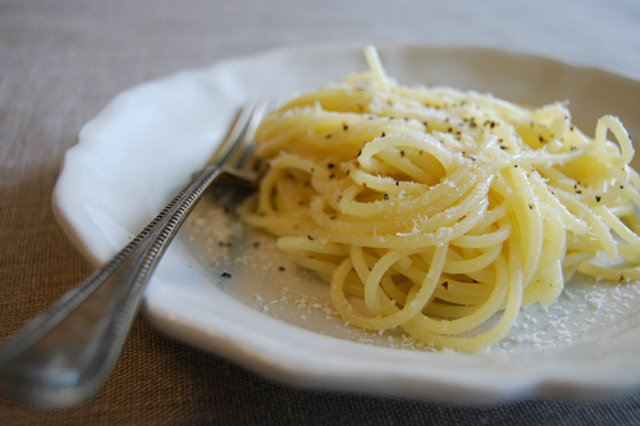 pasta in bianco, camanini