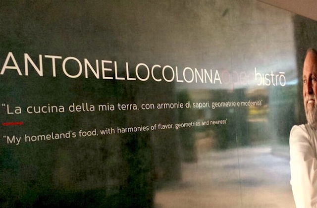 Anotello colonna Openbistrò, fiumicino