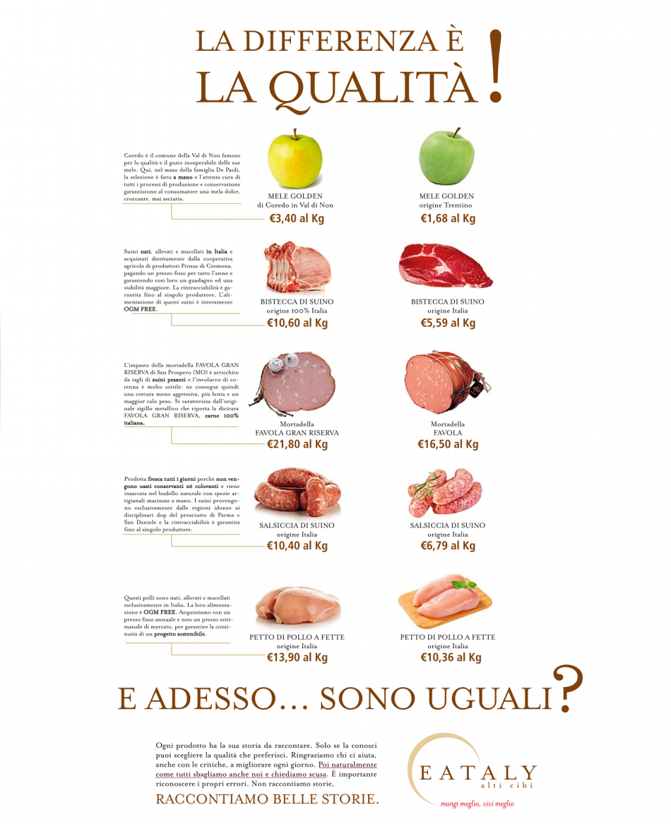 Eataly risponde a Panorama