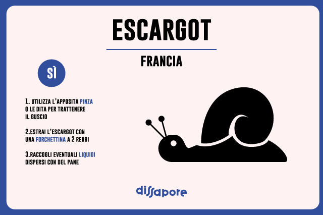 escargot, francia, etichetta