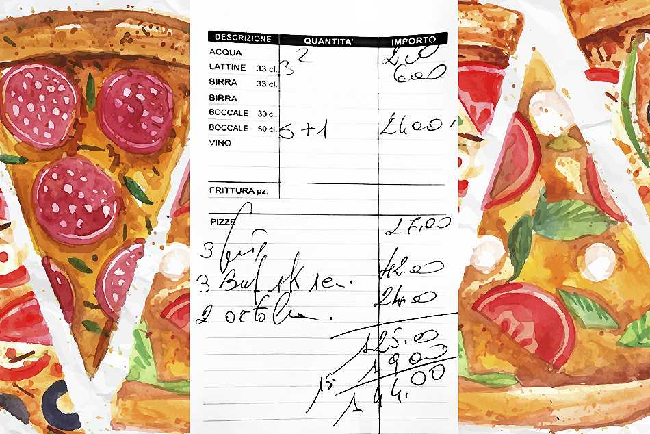 Pizzerie Napoli: 9 euro per la pizza come da scontrino di Pellone sono troppi?