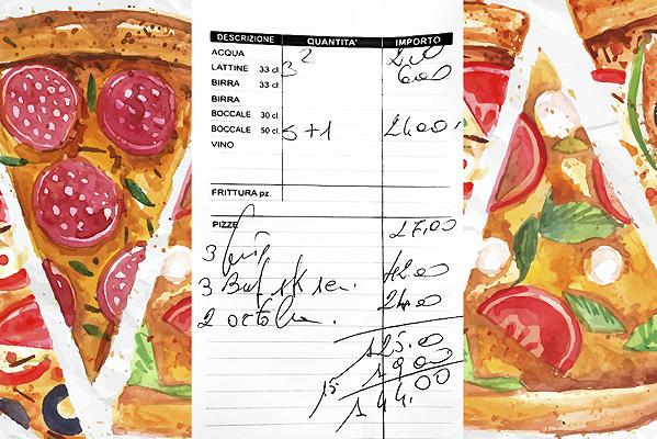 Pizzerie Napoli: 9 euro per la pizza come da scontrino di Pellone sono troppi?