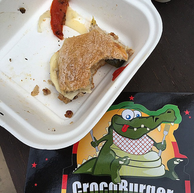 Crocoburger, carne di coccodrillo