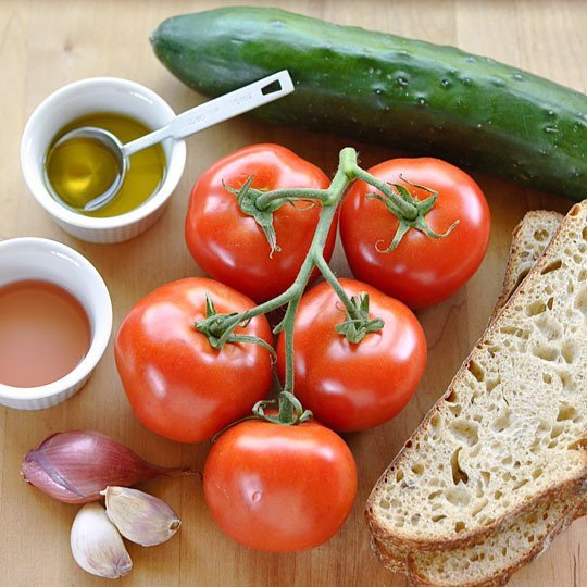 Ingredienti gazpacho