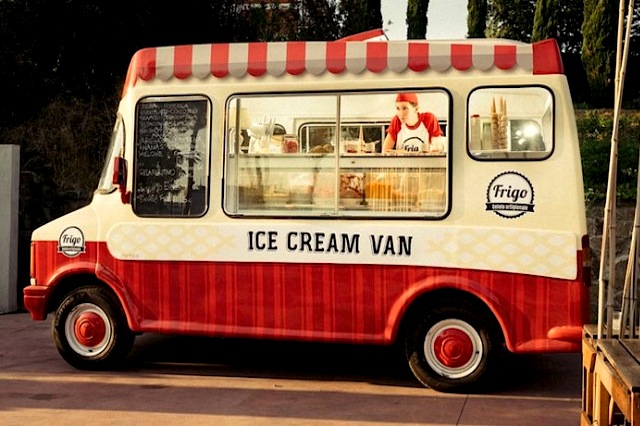 Van del gelato, Frigo