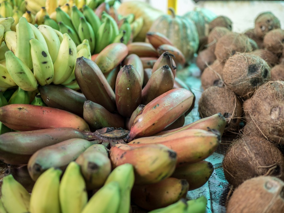 banane alle seychelles mercato di mahè