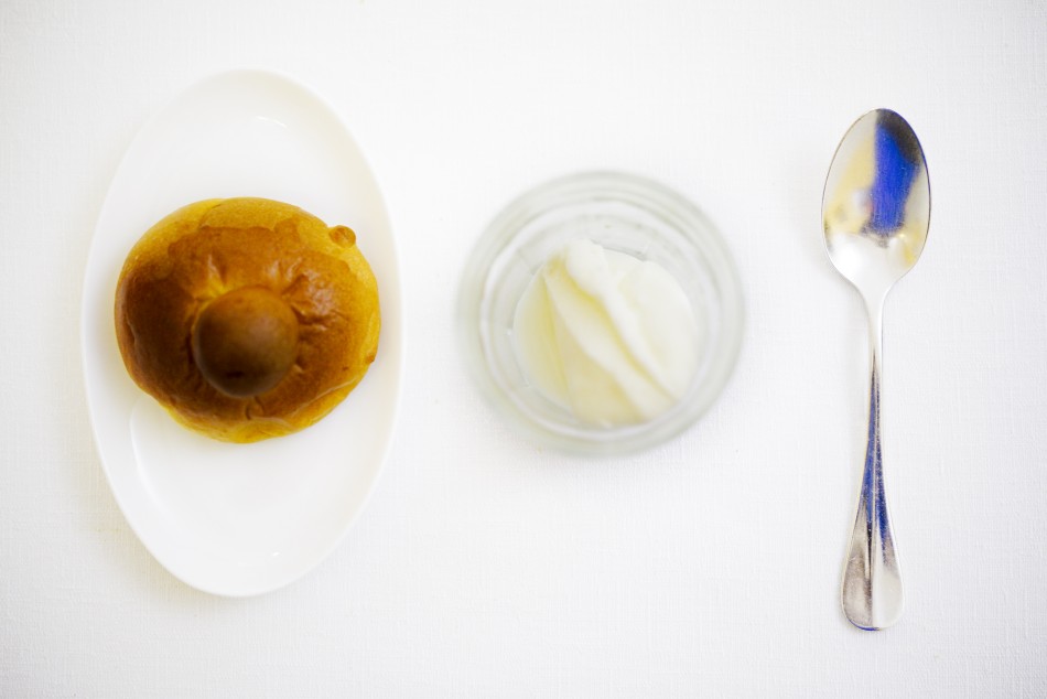 predolce, granita con brioscia