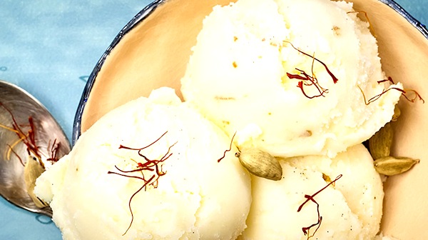 Gelato zafferano