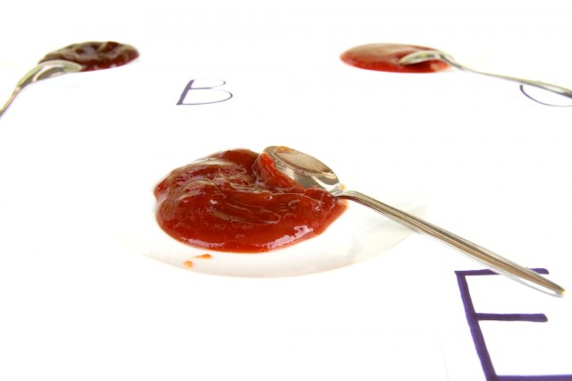 salsa bbq, prova d'assaggio, test