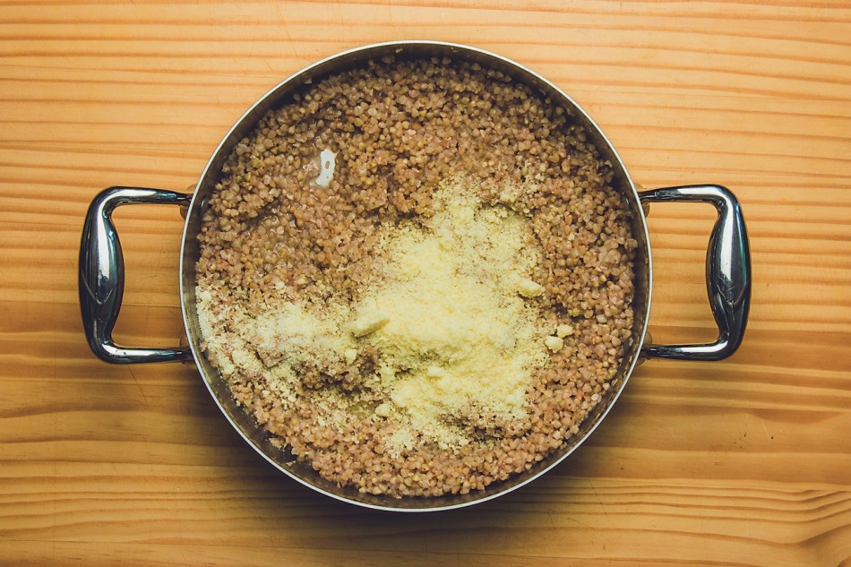 grano saraceno, melograno
