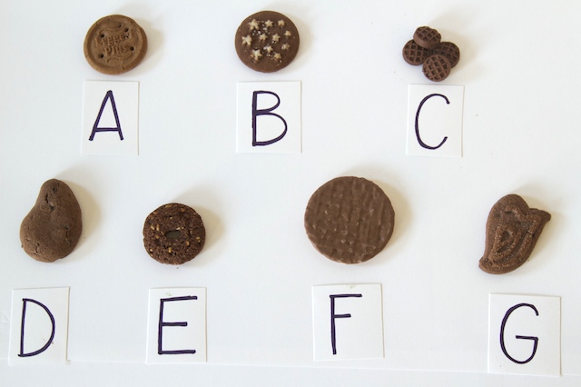 prova assaggio, biscotti cioccolato