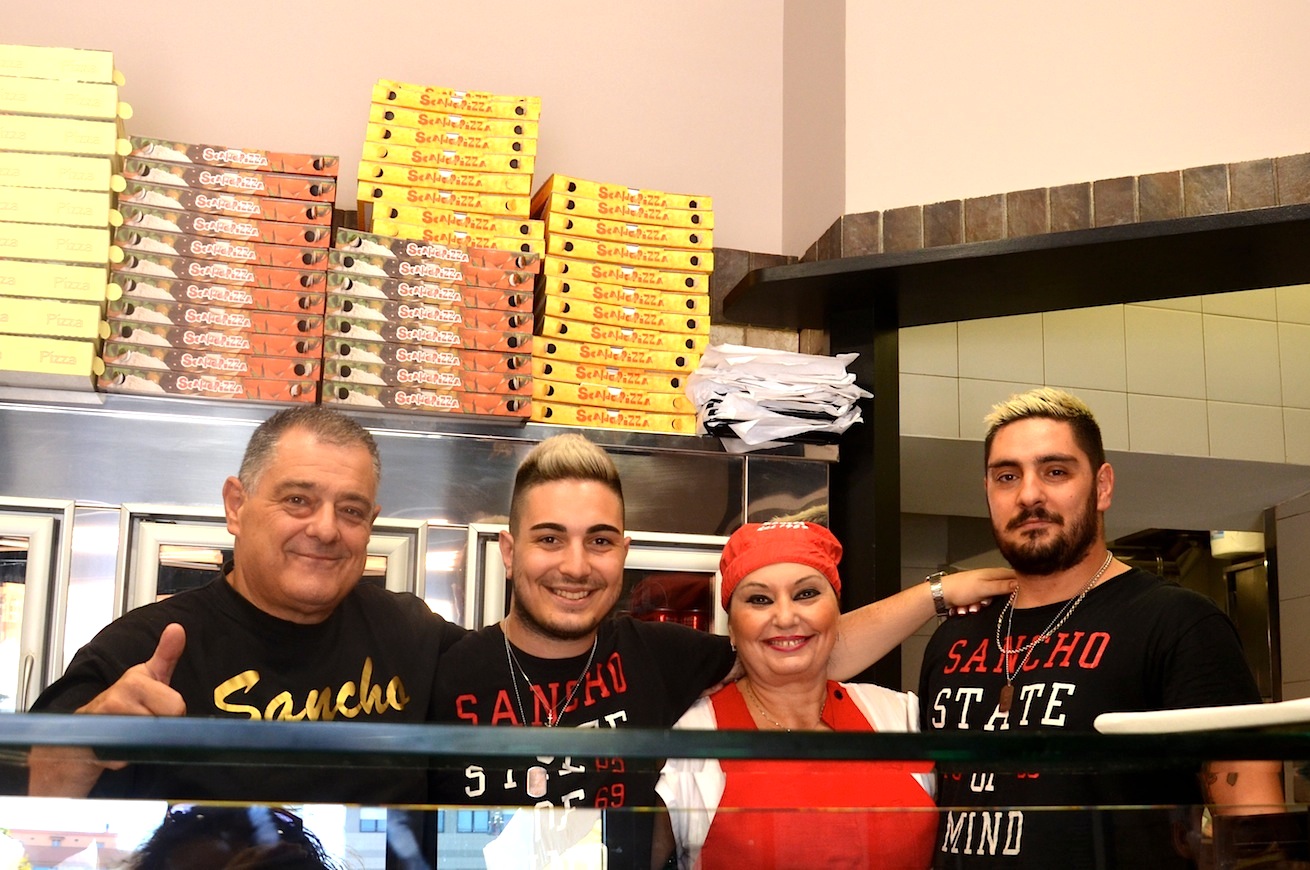 sancho, staff e bancone