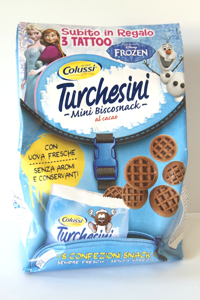 Turchesini Colussi, prova assaggio, biscotti cioccolato