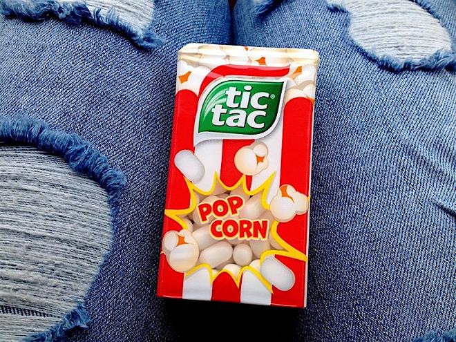 Tic Tac ai pop corn
