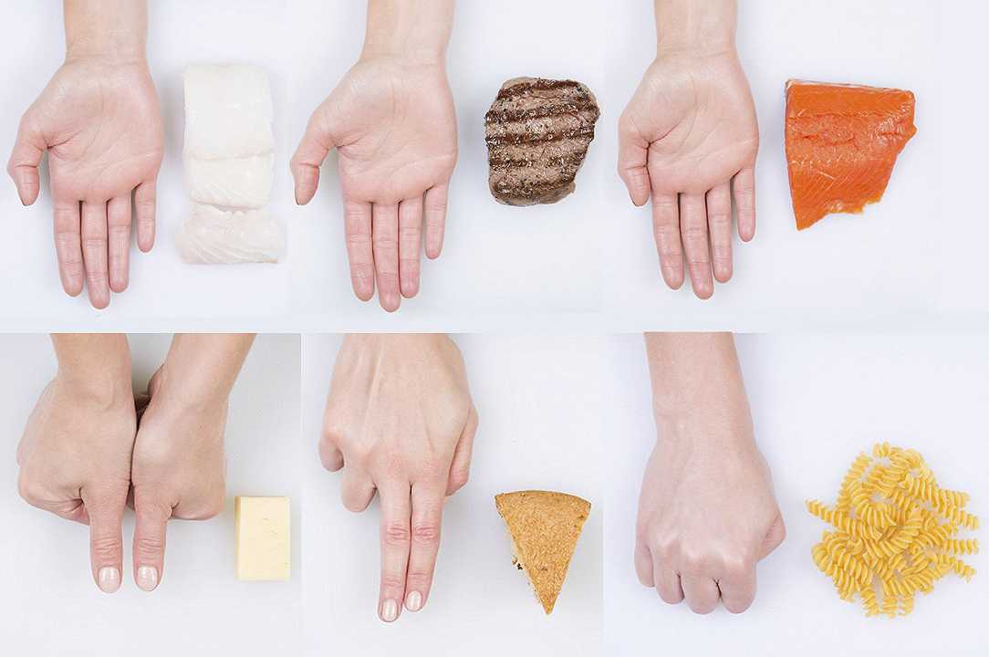 Qual è la porzione giusta? Guida per misurare il cibo con le mani