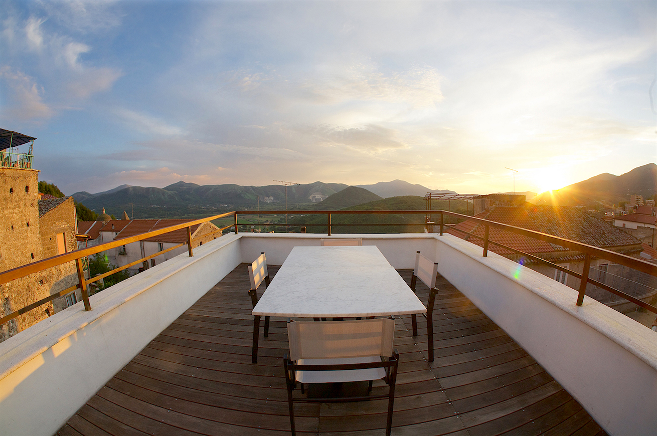 Pepe in grani, terrazza