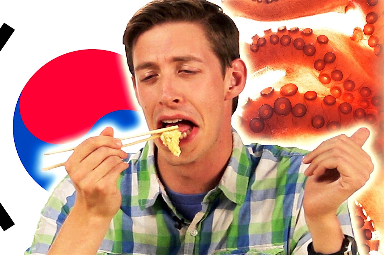 mangiare cibi stranieri