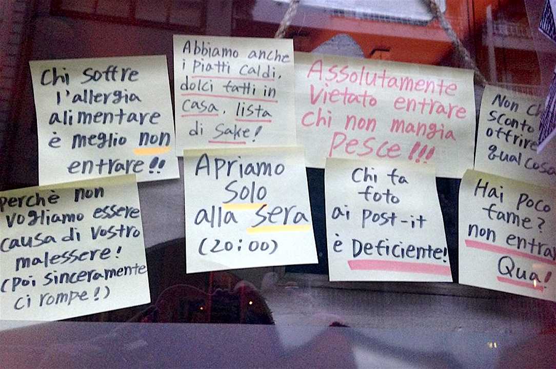 MiTo, sushi bar a Milano: la maleducazione paga?