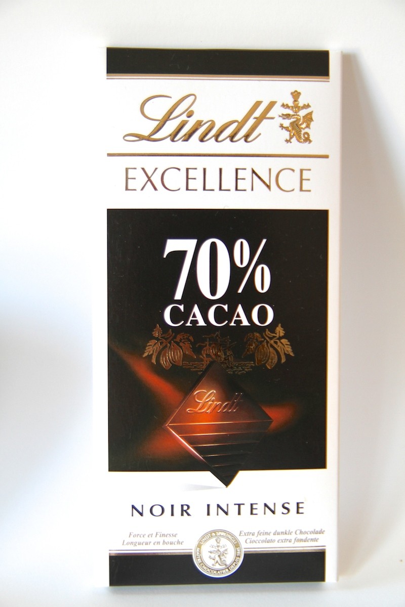 lindt, cioccolato fondente 70%, prova assaggio