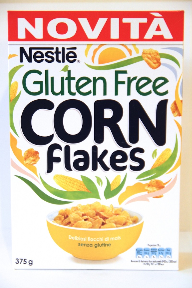 Nestlé, prova assaggio, corn flakes