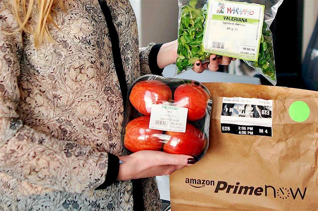 Amazon consegna frutta e verdura in un’ora