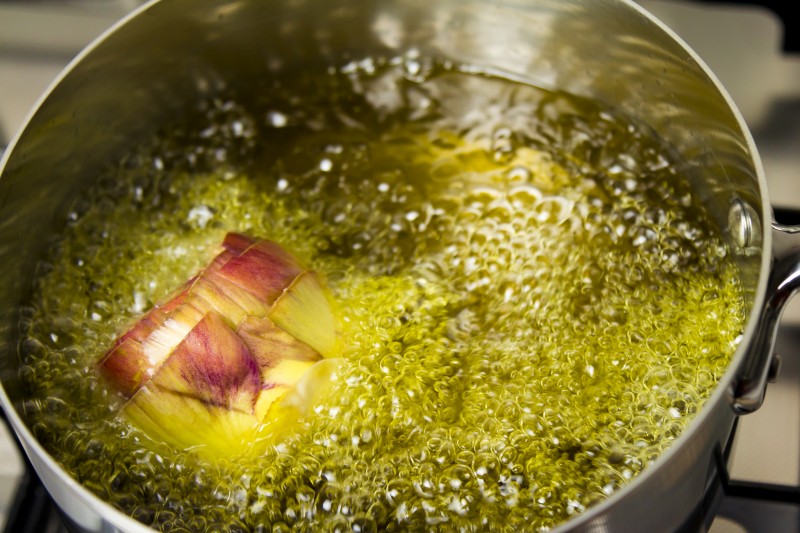 carciofi giudia prima frittura