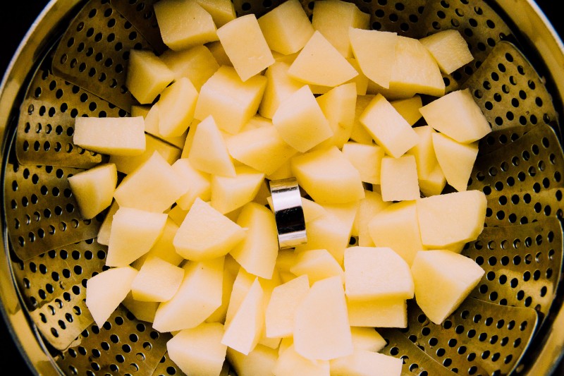 cottura patate al vapore